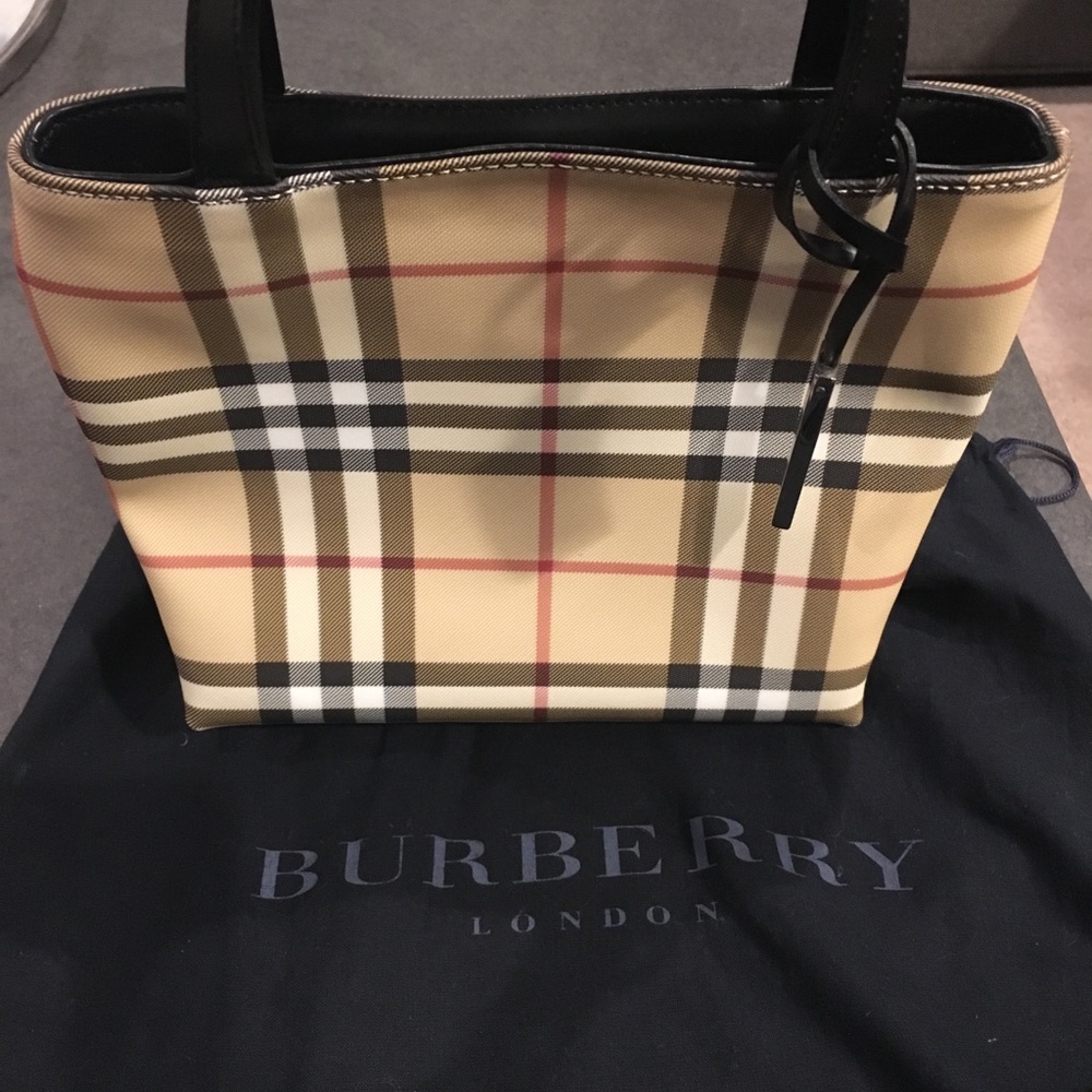 Burberry Nova Check Small Tote